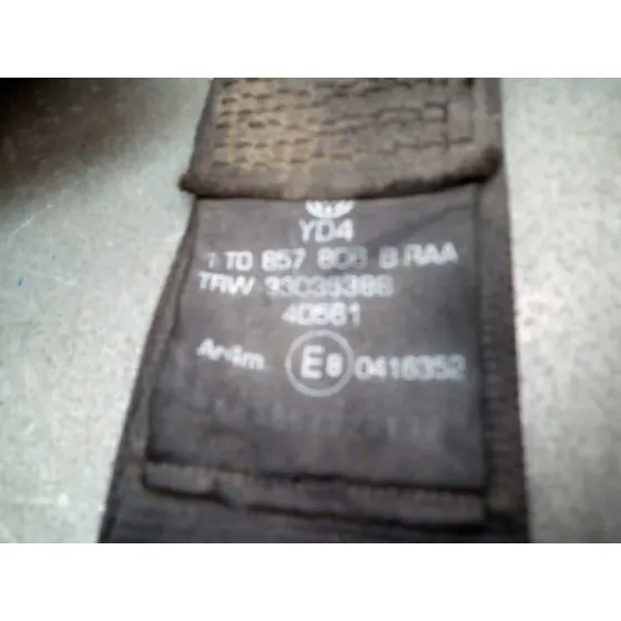 Cinturon Seguridad Trasero Derecho para Volkswagen Touran (1T1)