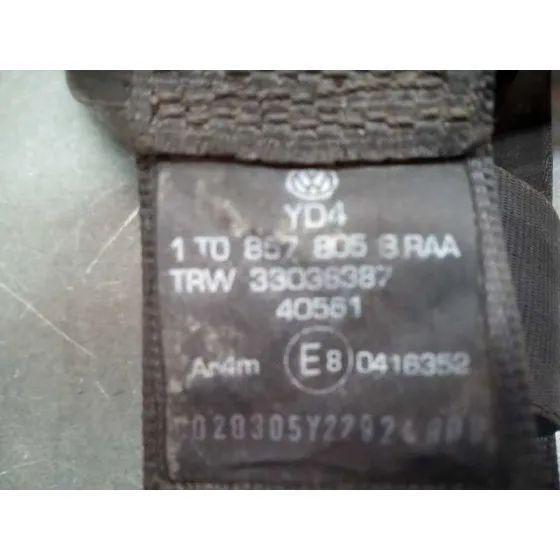 Cinturon Seguridad Trasero Izquierdo para Volkswagen Touran (1T1)