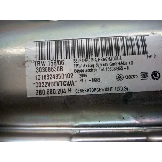 Airbag Delantero Derecho para Skoda Superb (3U4)