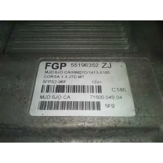 Centralita Motor Uce para Opel Corsa C