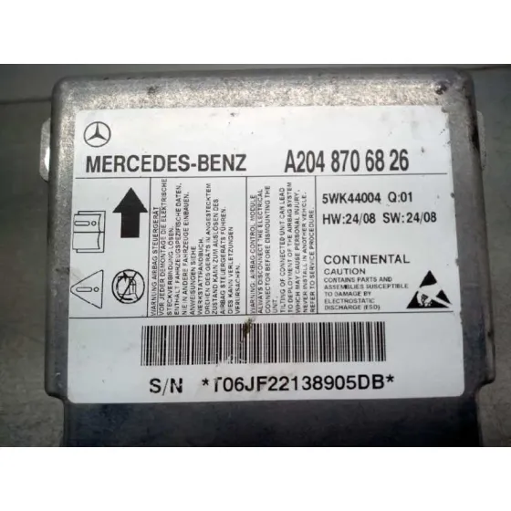 Centralita Airbag para Mercedes-Benz Clase C (W204) Berlina