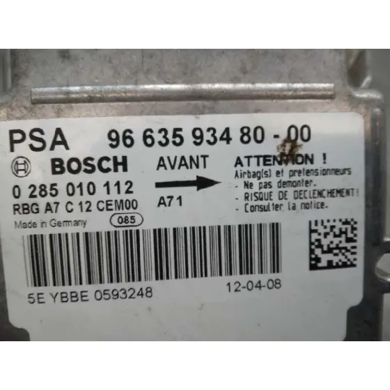 Centralita Airbag para Peugeot 207