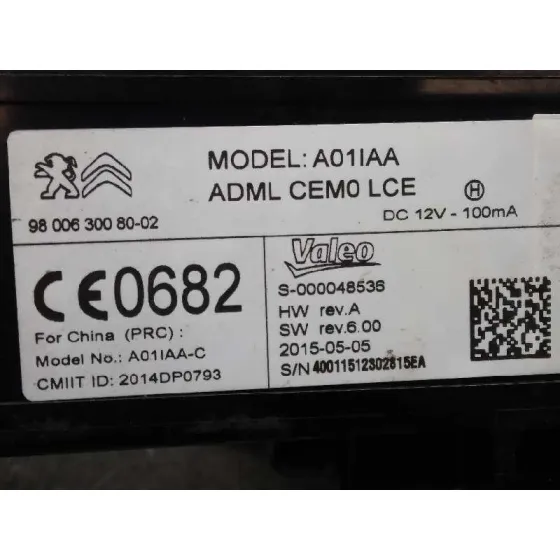 Conmutador De Arranque para Citroën C4 Picasso