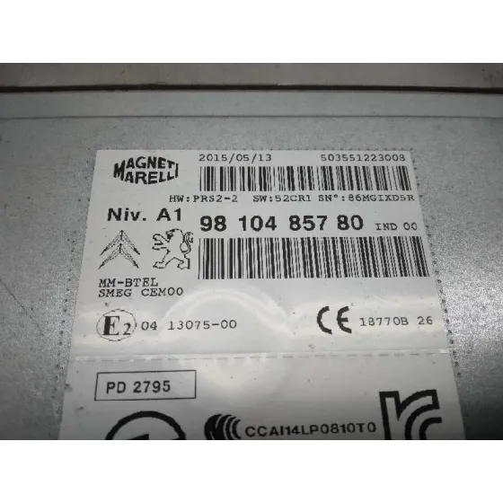 Sistema Audio / Radio Cd para Citroën C4 Picasso
