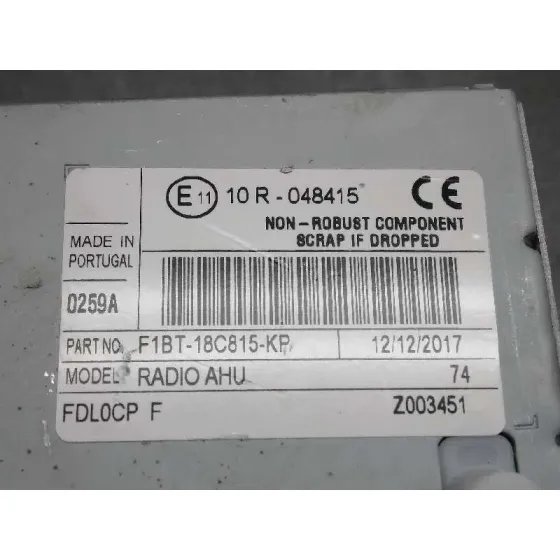 Sistema Audio / Radio Cd para Ford Focus Lim.