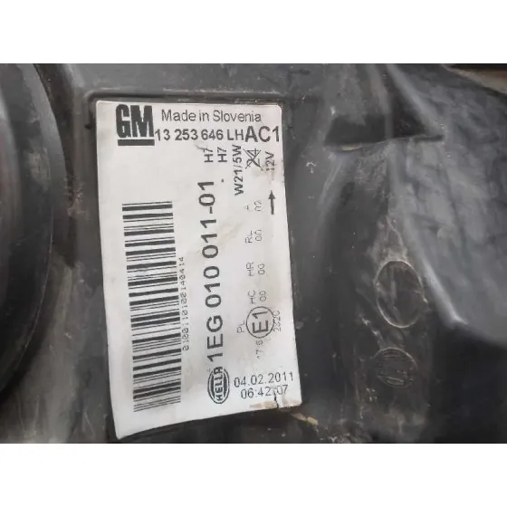 Faro Izquierdo para Opel Astra J Lim.