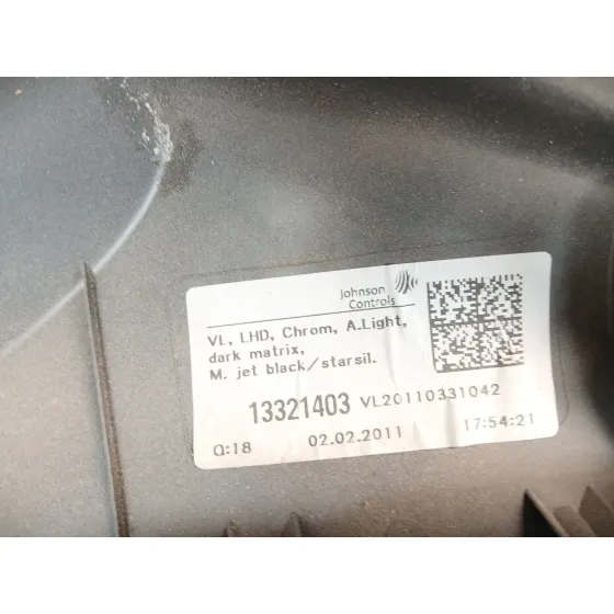 Guarnecido Puerta Delantera Izquierda para Opel Astra J Lim.