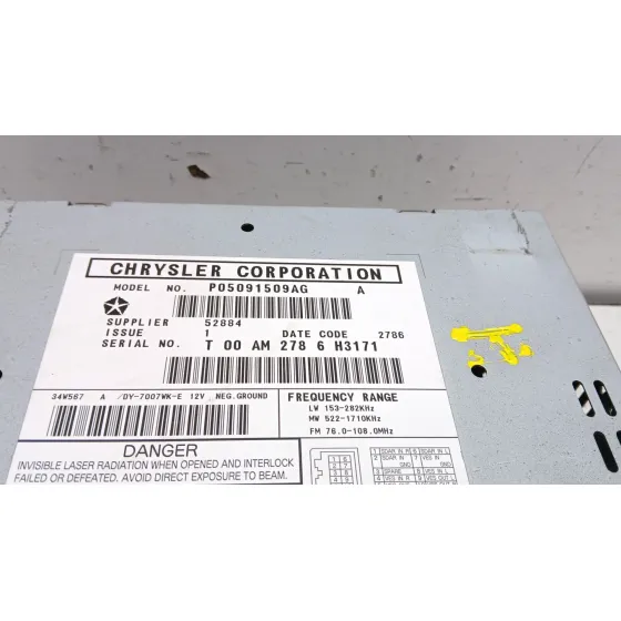 Sistema Audio / Radio Cd para Jeep Commander