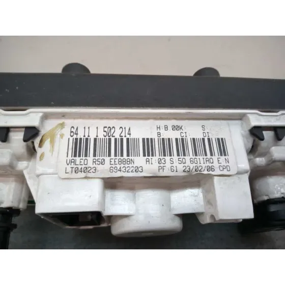 Mando Calefaccion / Aire Acondicionado para Bmw Mini (R50,R53)