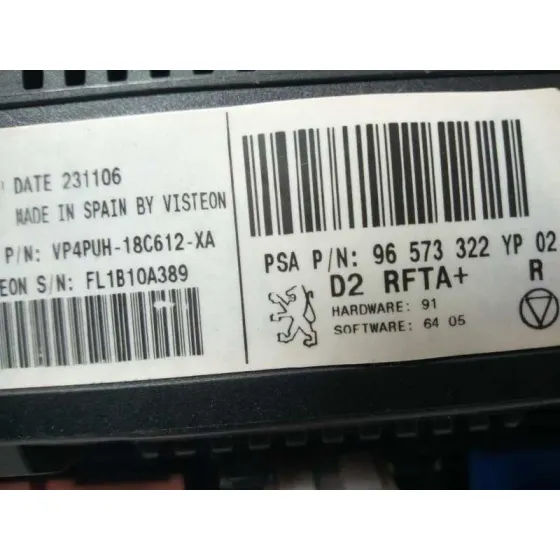 Mando Climatizador para Peugeot 407