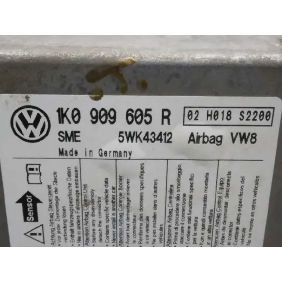 Centralita Airbag para Volkswagen Golf V Berlina (1K1)