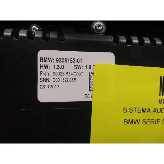 Sistema Audio / Radio Cd para Bmw Serie 5 Lim. (F10)