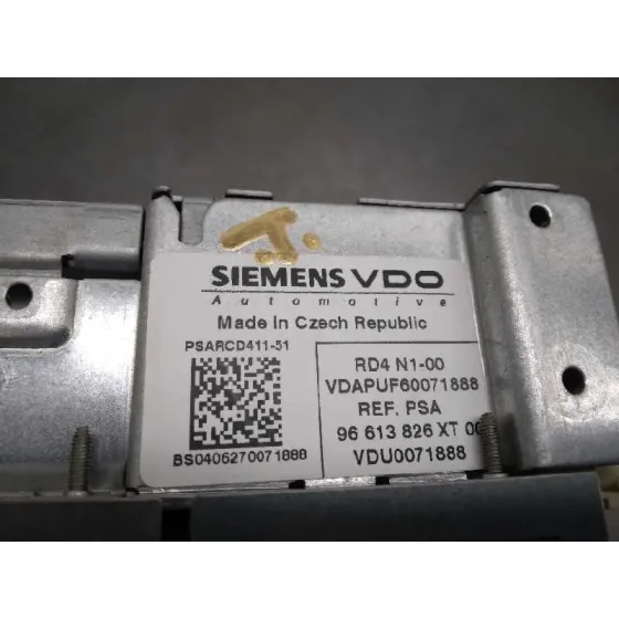 Sistema Audio / Radio Cd para Peugeot 207