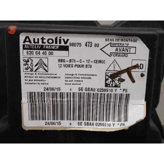 Centralita Airbag para Citroën C4 Picasso