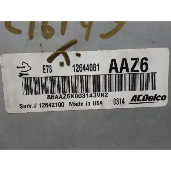 Centralita Motor Uce para Opel Astra J Lim.