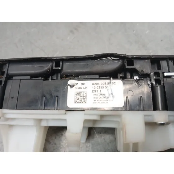 Mando Elevalunas Delantero Izquierdo para Mercedes-Benz Clase E (W212) Lim.