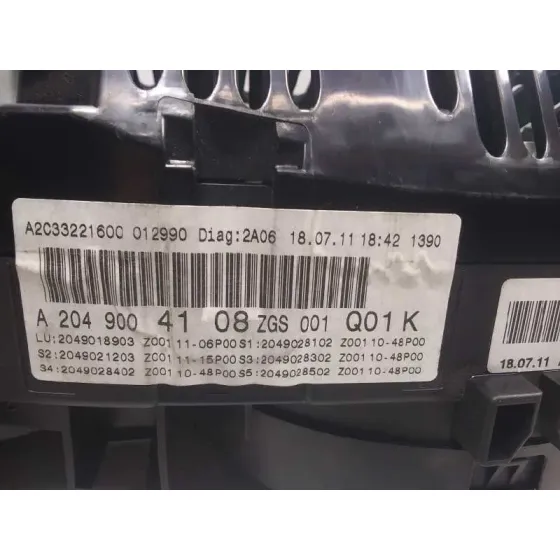Cuadro Instrumentos para Mercedes-Benz Clase C (W204) Berlina
