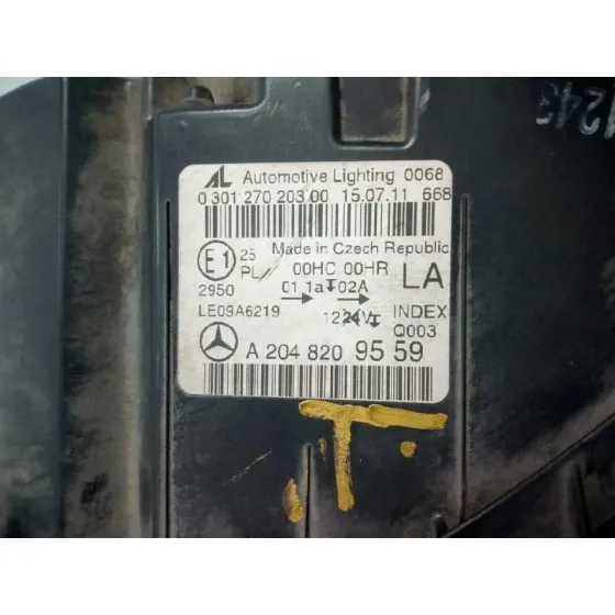 Faro Izquierdo para Mercedes-Benz Clase C (W204) Berlina