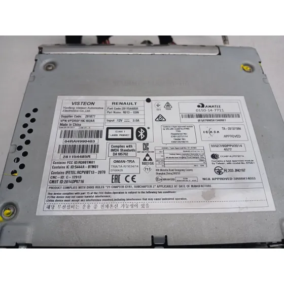 Sistema Audio / Radio Cd para Renault Master Kasten
