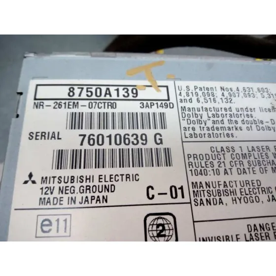 Sistema Audio / Radio Cd para Citroën C-Crosser
