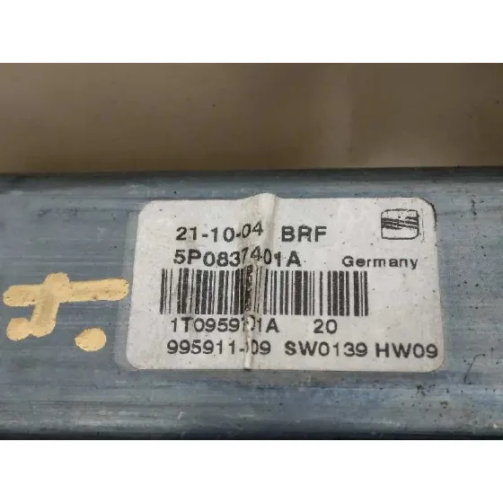 Elevalunas Delantero Izquierdo para Seat Toledo (5P2)