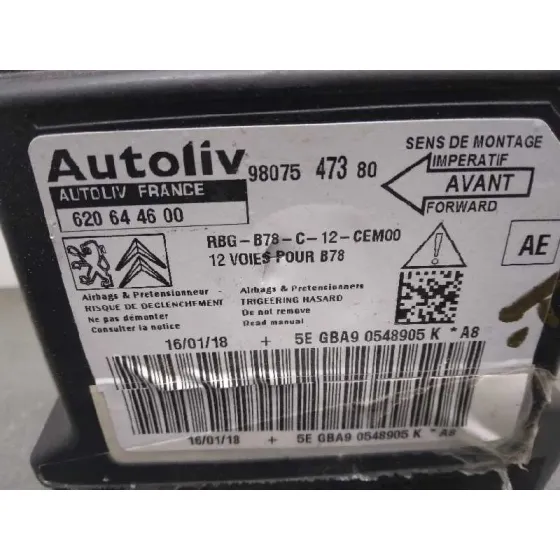 Centralita Airbag para Citroën C4 Picasso