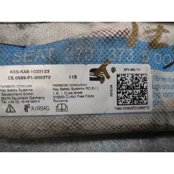 Airbag Cortina Delantero Izquierdo para Seat Leon St (5F8)