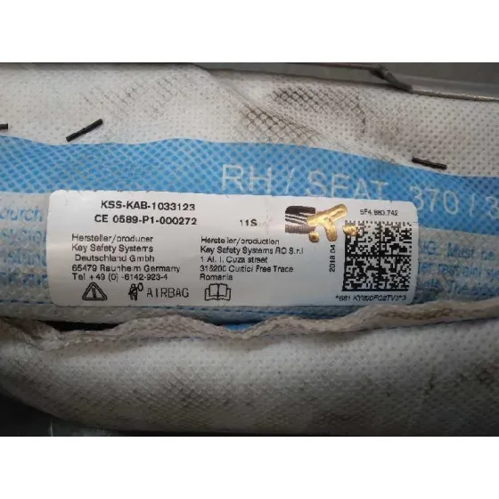 Airbag Cortina Delantero Derecho para Seat Leon St (5F8)
