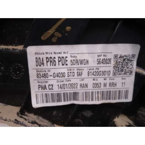 Elevalunas Trasero Derecho para Hyundai I30 Cw (Pd)