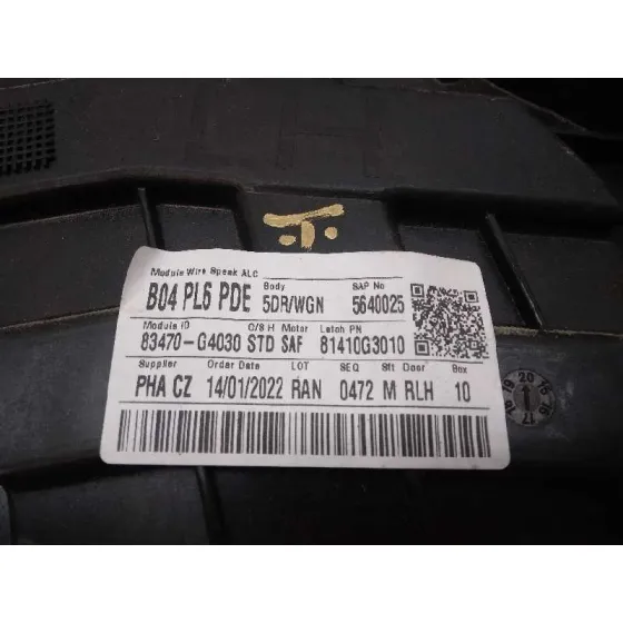 Elevalunas Trasero Izquierdo para Hyundai I30 Cw (Pd)