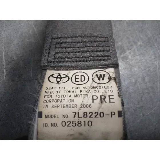 Cinturon Seguridad Delantero Izquierdo para Toyota Prius (Nhw20)