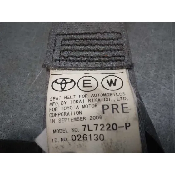 Cinturon Seguridad Delantero Derecho para Toyota Prius (Nhw20)