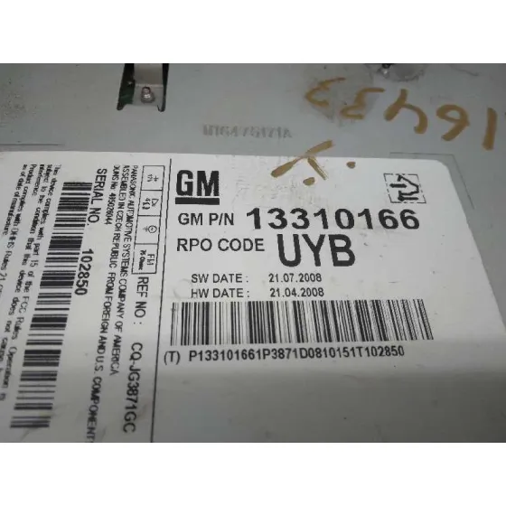 Sistema Audio / Radio Cd para Opel Insignia Berlina