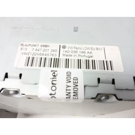 Sistema Audio / Radio Cd para Volkswagen Eos (1F7)