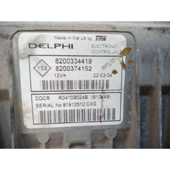 Centralita Motor Uce para Renault Scenic Ii