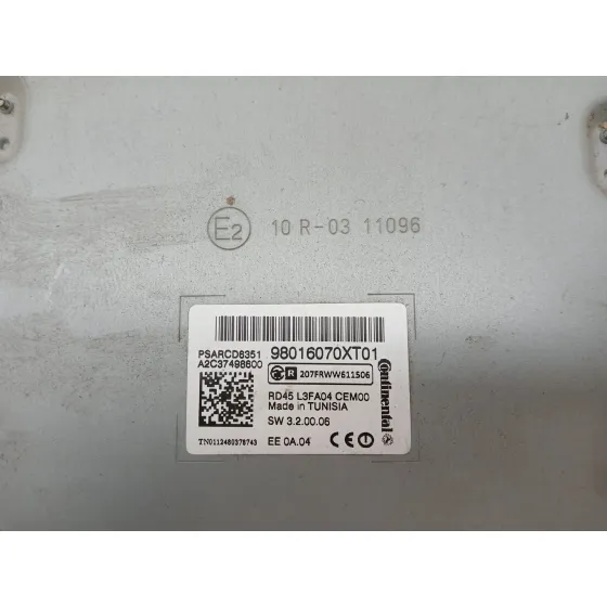 Sistema Audio / Radio Cd para Citroën C3