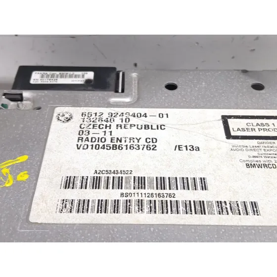 Sistema Audio / Radio Cd para Bmw Serie 1 Berlina (E81/E87)