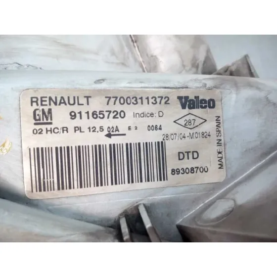 Faro Derecho para Renault Trafic Caja Cerrada (Ab 4.01)