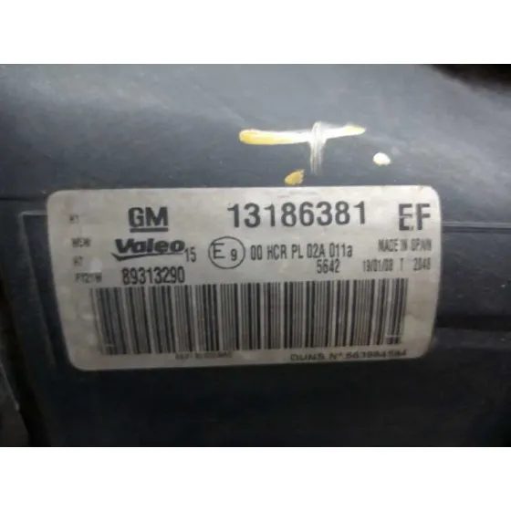 Faro Izquierdo para Opel Corsa D