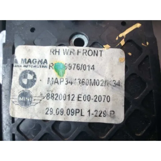 Elevalunas Delantero Derecho para Bmw R56