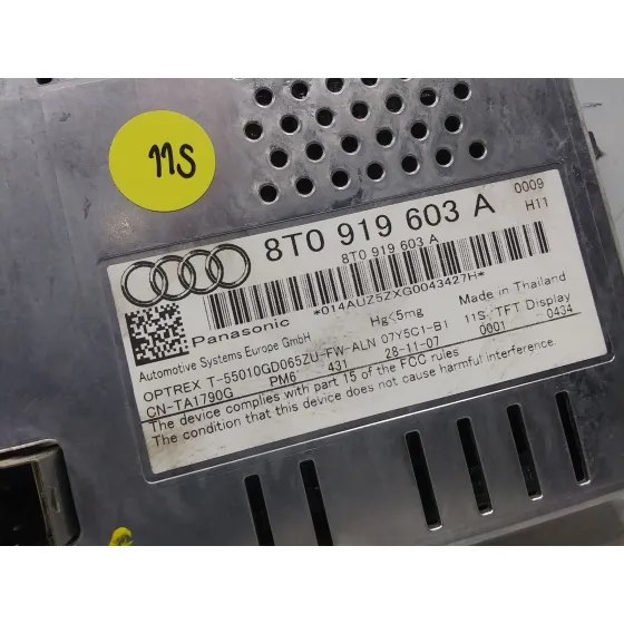 Pantalla Multifuncion para Audi A4 Ber. (B8)