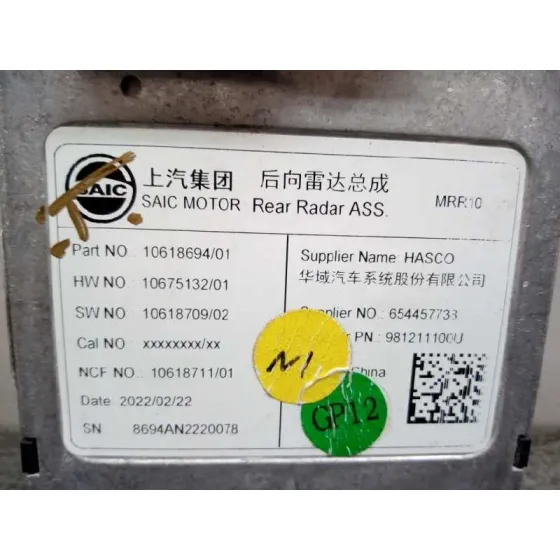 Sensor para Mg Zs Luxury