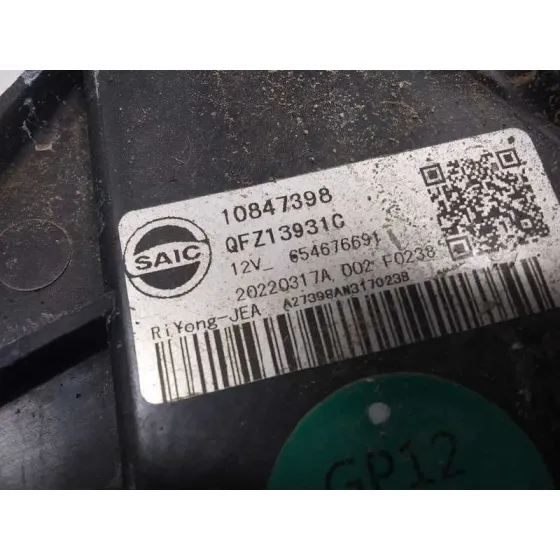 Electroventilador para Mg Zs Luxury