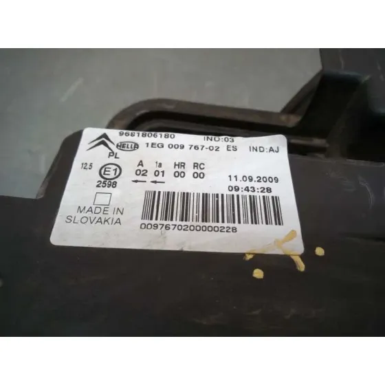 Faro Derecho para Citroën C3 Picasso