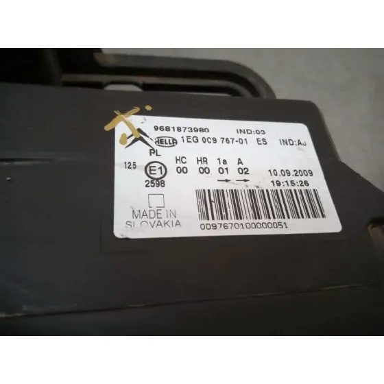 Faro Izquierdo para Citroën C3 Picasso
