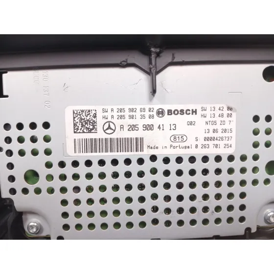 Pantalla Multifuncion para Mercedes-Benz Clase C W205 C200 Bluetec
