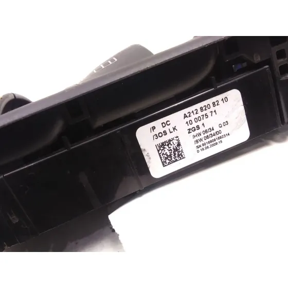 Mando Elevalunas Delantero Izquierdo para Mercedes-Benz Clase C (W204) Berlina