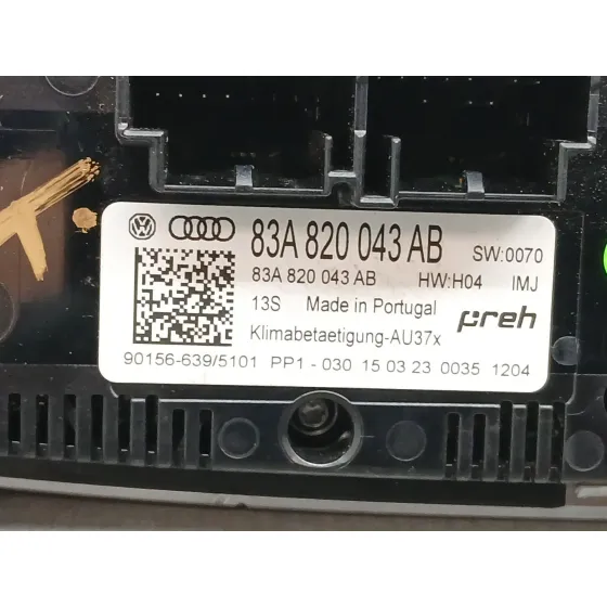 Mando Climatizador para Audi A1 Sportback (Gba)