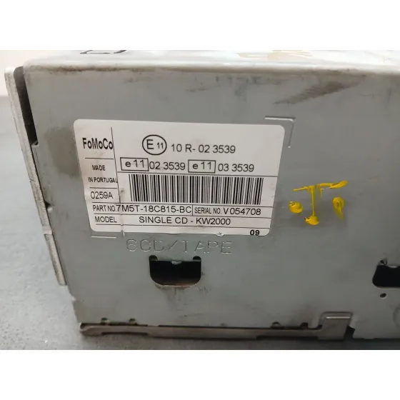 Sistema Audio / Radio Cd para Ford Transit Connect (P65_, P70_, P80_)