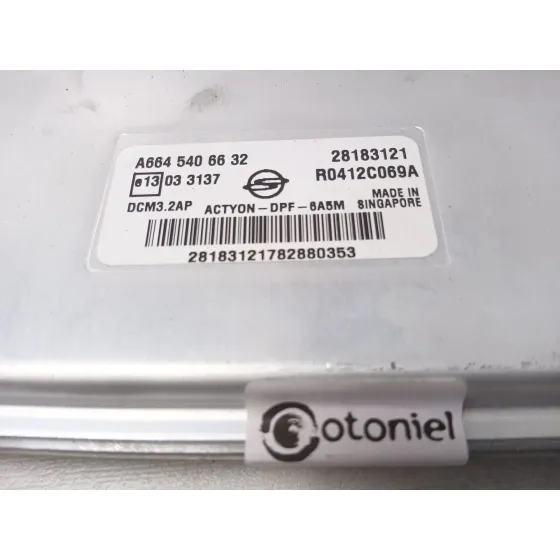 Centralita Motor Uce para Ssangyong Actyon Sports